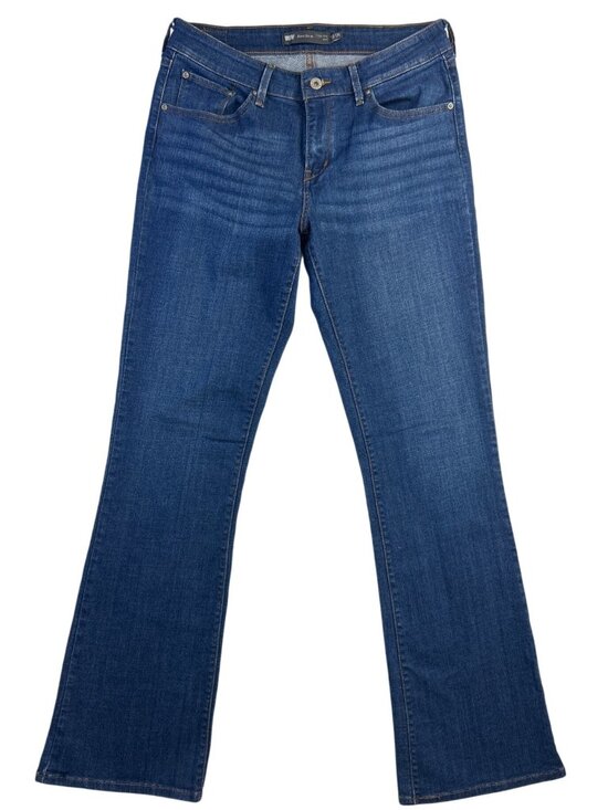 Levi's Denim - Levi's Demi Curve Bootcut Jeans Women's 10/30 Medium Wash Stretch Denim Y2K